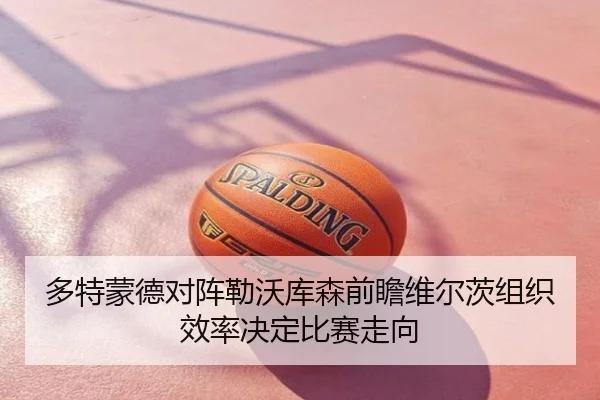 多特蒙德对阵勒沃库森前瞻维尔茨组织效率决定比赛走向